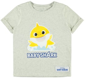 Bild på name it Shark Espen T-shirt (Grey melange)