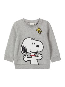 Bild på name it Snoopy Jade Tröja Grey Melange