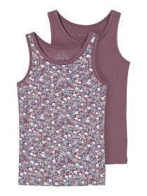 Bild på name it Tank Top 2-pack (Black plum)