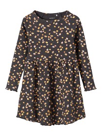 Bild på name it Thurild Klänning (Dark Grey Melange) Grå