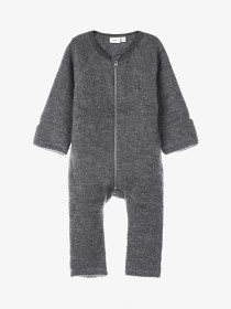 Bild på name it Wmino Overall Merinoull (Dark Grey Melange)