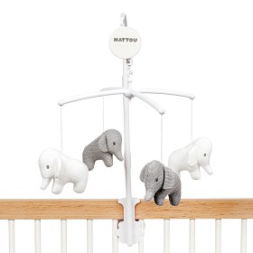 Bild på Nattou Tembo Sängmobil Elefant (Grå)