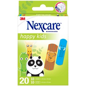 Bild på Nexcare Happy Kids Djur plåster 20 st