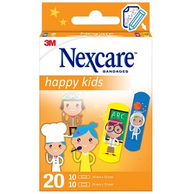 Bild på Nexcare Happy Kids Yrken plåster 20 st