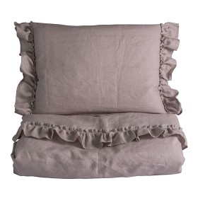 Bild på NG Baby Påslakanset Mood Ruffles Spjälsäng (Dusty Pink)