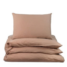 Bild på Ng Baby Påslakanset Vagn Muslin (Brown)