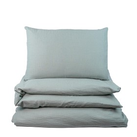 Bild på NG Baby Påslakanset Vagn Muslin (Frosty Green)