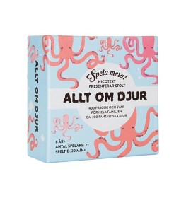 Bild på Nicotext Spela mera: Allt om djur