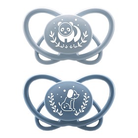 Bild på nip My Butterfly Napp Silikon 2-pack 5-18 mån (Blå)