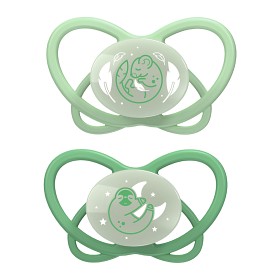Bild på nip My Butterfly Nattnapp Silikon 2-pack 16-32 mån (Grön)