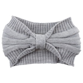 Bild på Nordic Label Knit Pannband (Grey Melange)