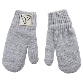 Bild på Nordic Label Knit Mittens (Grey Melange)
