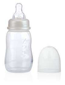 Bild på Nuby Nappflaska SN 150ml (Grå)
