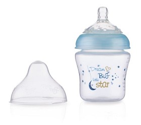 Bild på Nuby Nappflaska Little Moments 180ml (Blå)