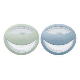 Bild på NUK Perfect Match Silikonnapp 0-6m 2-pack (Green/Blue)