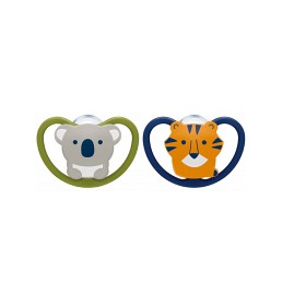 Bild på NUK Space Sugnapp Silikon Strl 2 (Koala/Tiger)