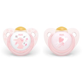 Bild på NUK Trendline Baby Napp Latex 6-18 mån (Rosa)
