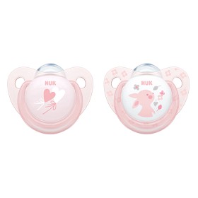 Bild på NUK Trendline Baby Napp Silikon 0-6 mån (Rosa)