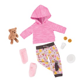 Bild på Our Generation Deluxe Pyjamas med björn