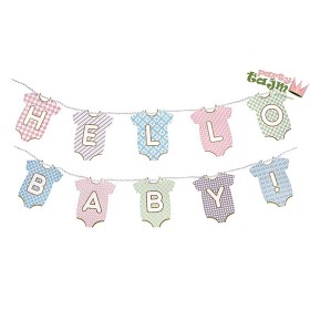Bild på Partytajm Girlang Hello Baby!