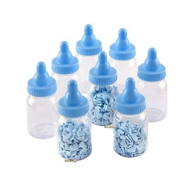 Bild på Partytajm Nappflaskor Dekoration 8-pack (Blå)