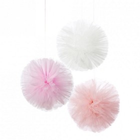 Bild på Partytajm Pom Pom Tyll 3-pack