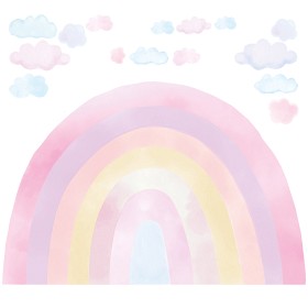 Bild på Pastelowe Wallsticker Rainbow (Rosa)