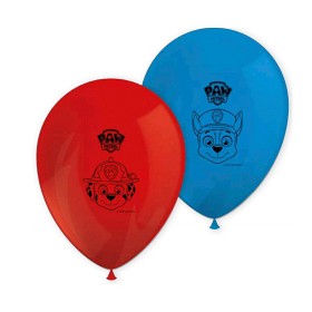 Bild på Paw Patrol Ballonger 6 st (Blå/röd)