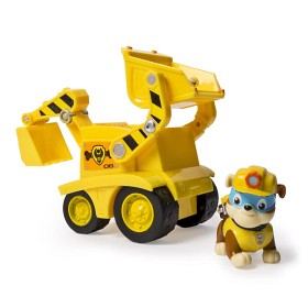 Bild på Paw Patrol - Fordon med valp och tillbehör (Rubbles grävmaskin)