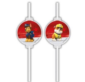 Bild på Paw Patrol Papperssugrör (4-pack) 