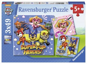 Bild på Ravensburger Pussel Paw Patrol 3x49 bitar Super Pup Heroes