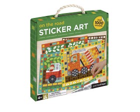 Bild på Petit collage Stickers Mosaik (Fordon)