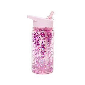 Bild på Petit Monkey Drickflaska (Glitter Rosa)