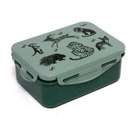 Bild på Petit Monkey Lunchbox Djur (Grön)