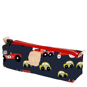 Bild på Pick&Pack Pennfodral Cars (Navy)
