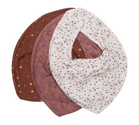 Bild på Pippi Bandana Drybib 3-pack (Burlwood)