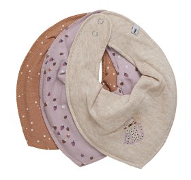 Bild på Pippi Bandana Drybib 3-pack (Violet Ice)