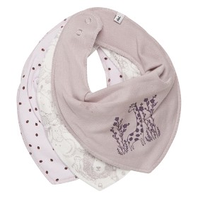 Bild på Pippi Bandana Drybib 3-pack (Violet Ice)
