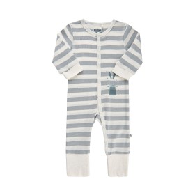 Bild på Pippi Bodysuit Randig (Pearl Blue)