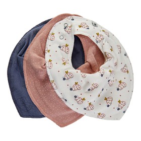 Bild på Pippi Drybib 3-pack (Blue Granite)