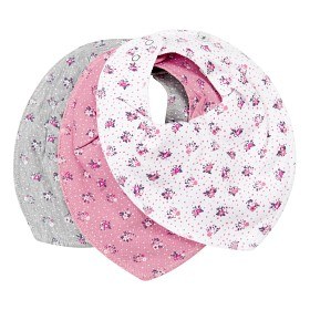 Bild på Pippi Drybib 3-pack Eko (Grey melange)