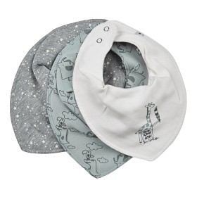 Bild på Pippi Drybib 3-pack Eko (Grey Melange)