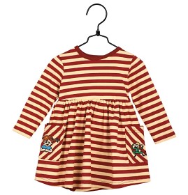 Bild på Pippi Långstrump Kompisar Bodyklänning Strl 56 (Röd)