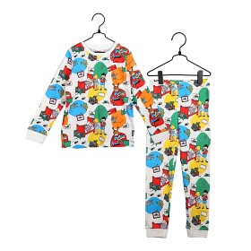 Bild på Pippi Långstrump Kvällsbestyr Pyjamas (Vit/Multi)