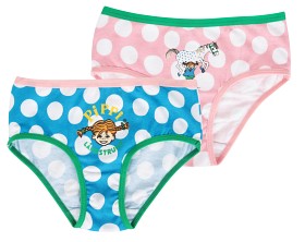 Bild på Pippi Långstrump Bubblor Boxertrosa 2-pack (Blå)