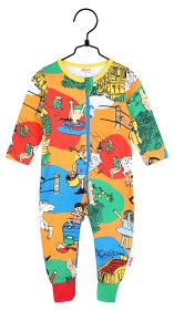 Bild på Pippi Långstrump I Villavillekulla Pyjamas (Orange)
