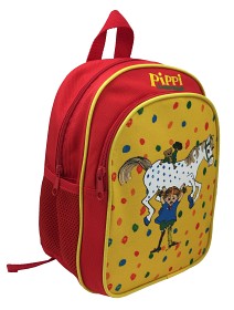Bild på Pippi Långstrump Liten ryggsäck (Röd/gul)