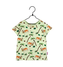Bild på Pippi Långstrump Palmträd T-shirt (Grön)