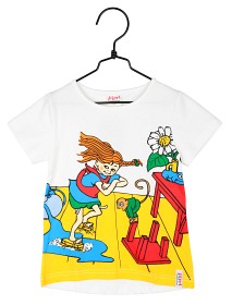 Bild på Pippi Långstrump Städdag T-shirt (Vit)
