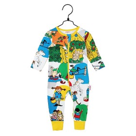 Bild på Pippi Långstrump Villekulla Pyjamas Strl 62 (Vit)